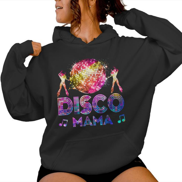 Disco Mama 70'S Themed Disco Queen Vintage Seventies Costume Women Hoodie
