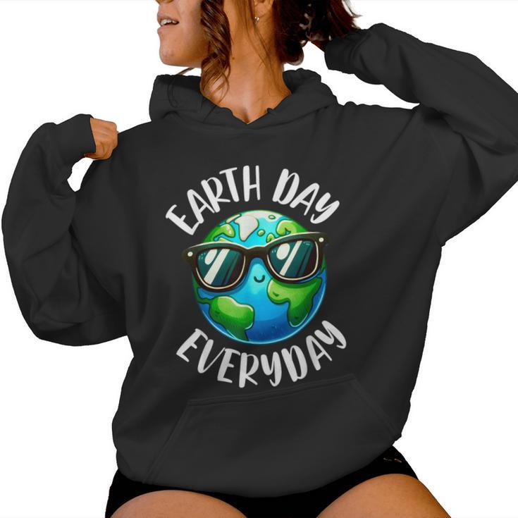Earth Day Teacher Earth Day Everyday 2024 Earth Day Women Hoodie
