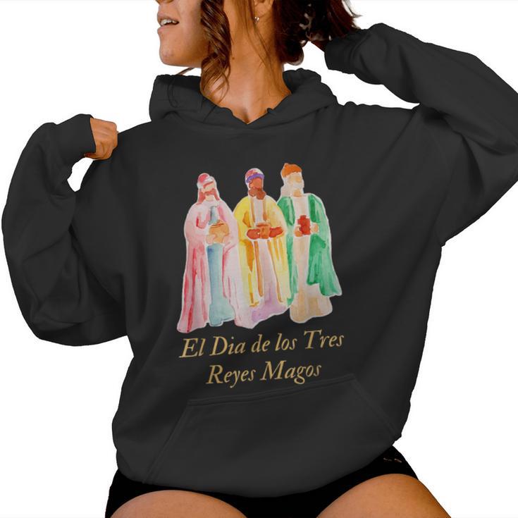 El Dia De Los Tres Reyes Magos Epiphany Christian Holiday Women Hoodie