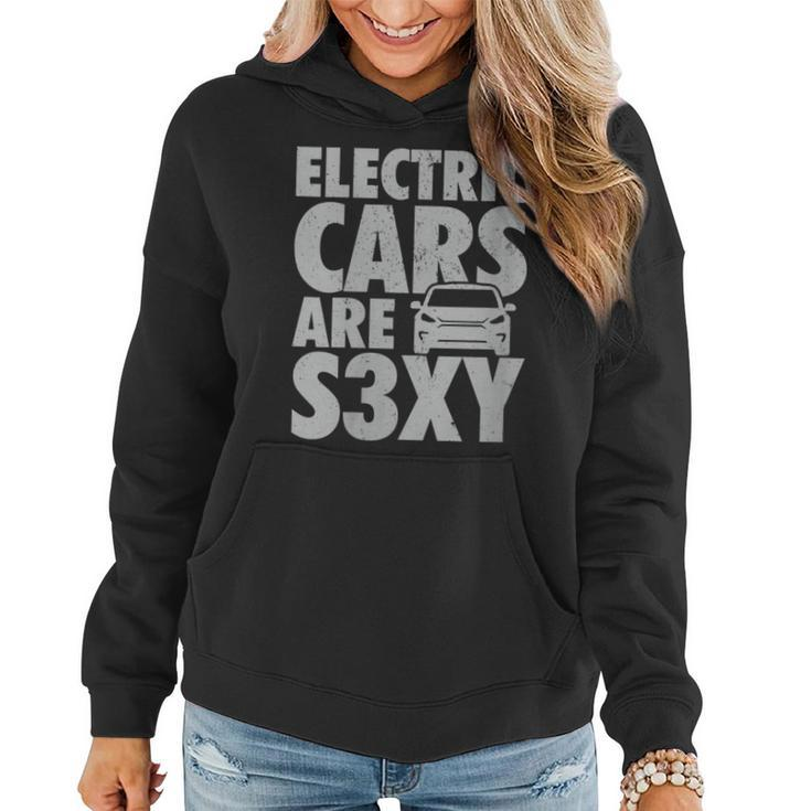 Electric Car S3xy Ev Driver Is Sexy Women Hoodie