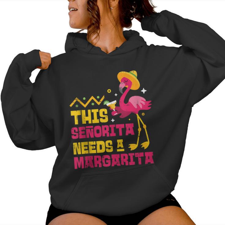 Flamingo Senorita Margarita Mexican Cinco De Mayo 2020 Women Hoodie