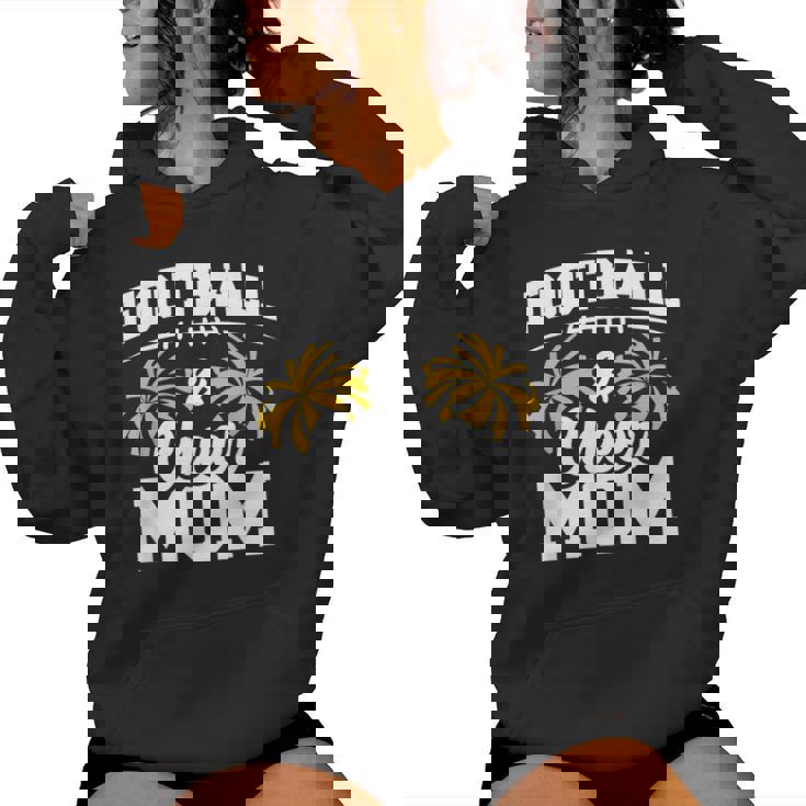 Football Cheer Mom High School Cheerleader Cheerleading Women Hoodie