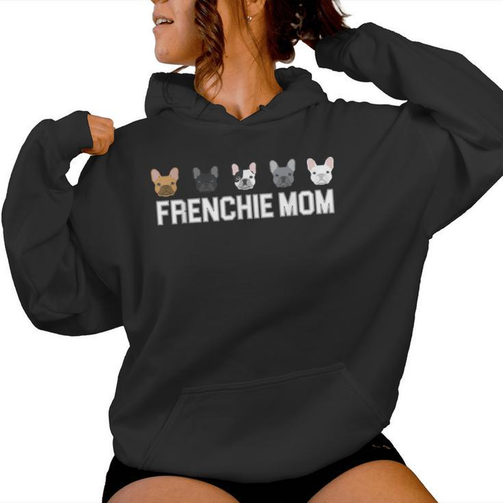 Frenchie Mom Cute French Bulldog FamilyWomen Hoodie