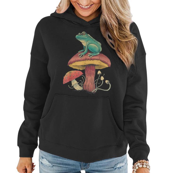 Frog Mushroom Animal Motif Woman Man Mushrooms Animal Women Hoodie