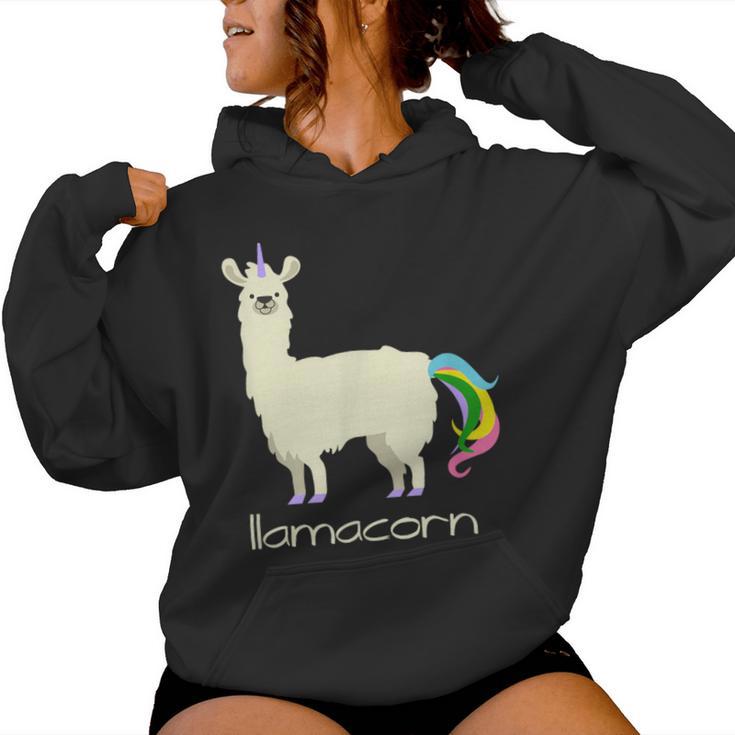 Llama & Unicorn T By Llamacorn Women Hoodie