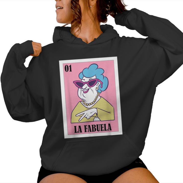 Mexican For Grandma La Fabuela Women Hoodie