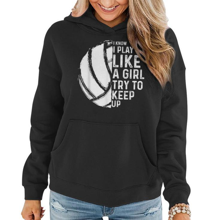 Volleyball Girls Youth N Sports Lovers Women Hoodie