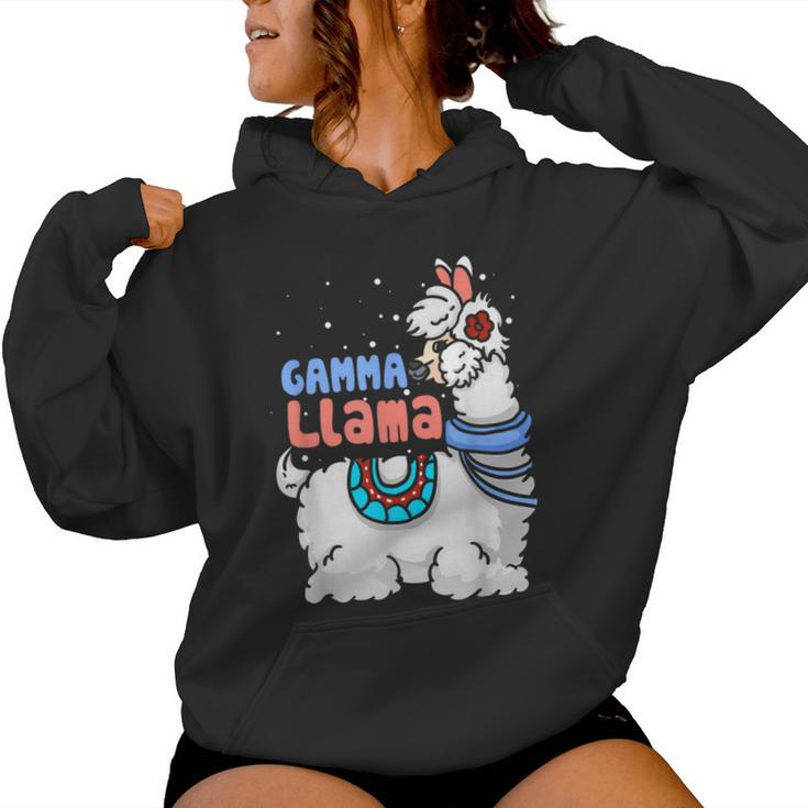 Gamma Llama Matching Family Christmas Pajamas Women Hoodie