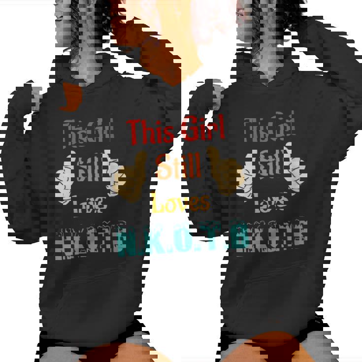 This Girl Still Loves NKOTB Vintage Apparel Women Hoodie