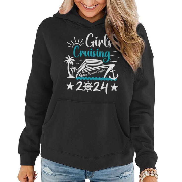 Girls Cruising 2024 Girls Matching Cruise Squad Women Hoodie