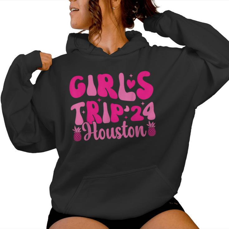Girls Trip 2024 Houston Weekend Vacation Birthday Women Hoodie