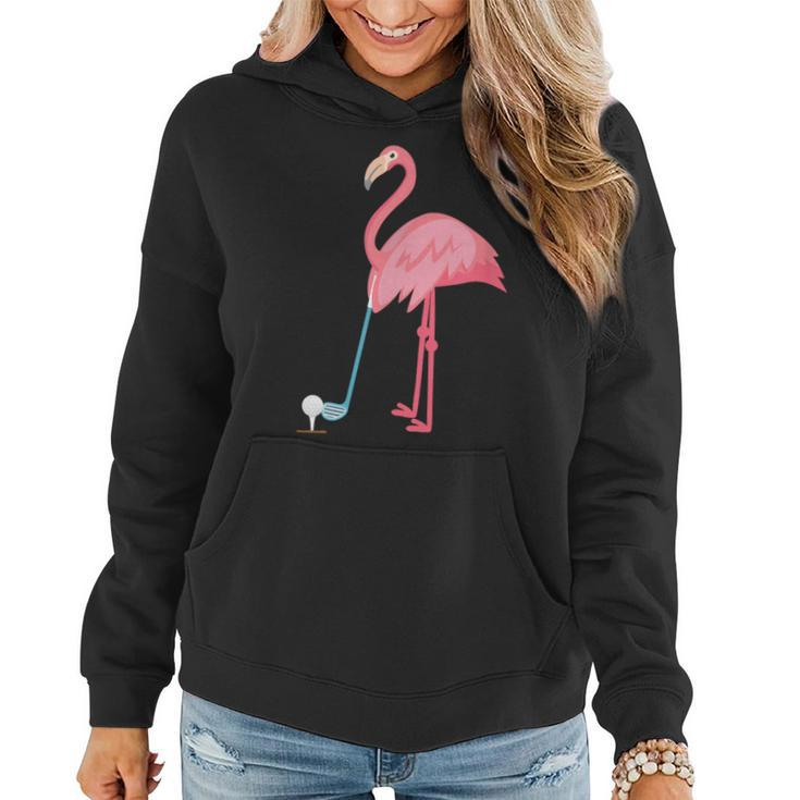Golf Flamingo Lover Floral Summer Cute Women Hoodie