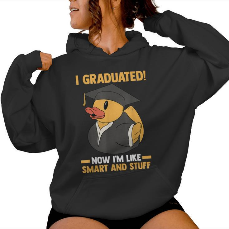 Graduate School Duck Graduation Women Hoodie