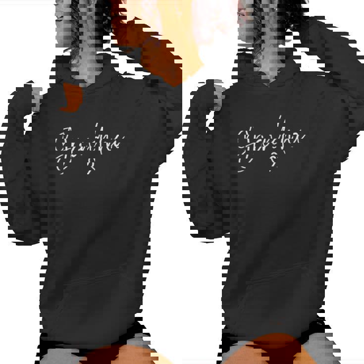 Grandma For Heart Mother's Day Grandma Women Hoodie