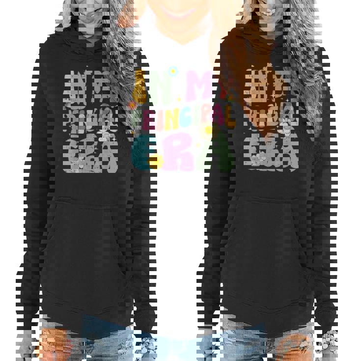 Groovy In My Principal Era Back To School Principal Women Hoodie