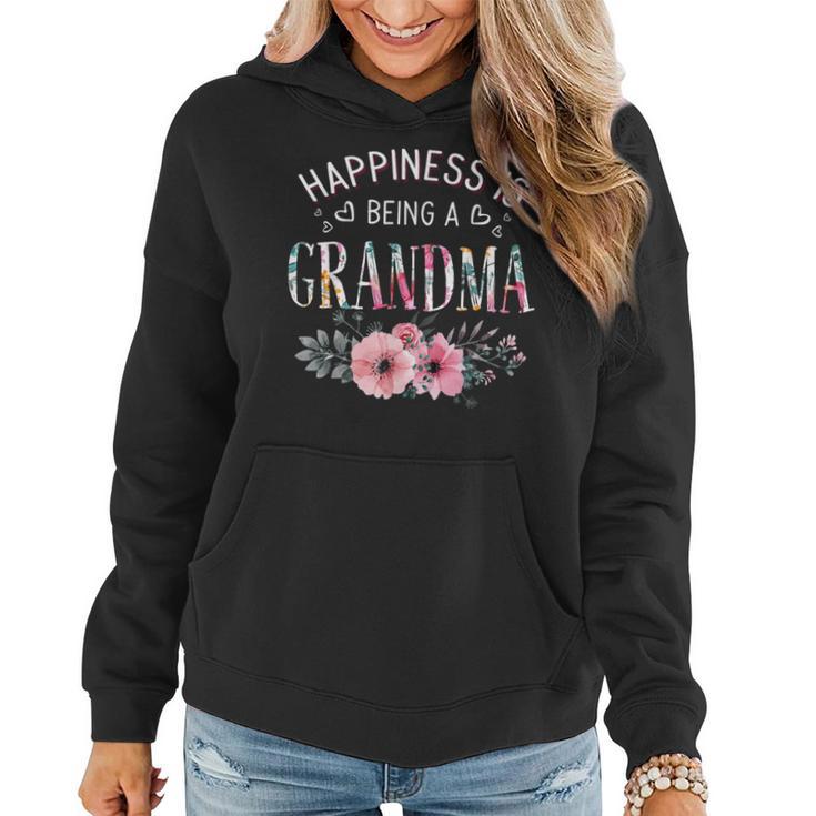 Happiness Is Being A Grandma Grandma Women Hoodie