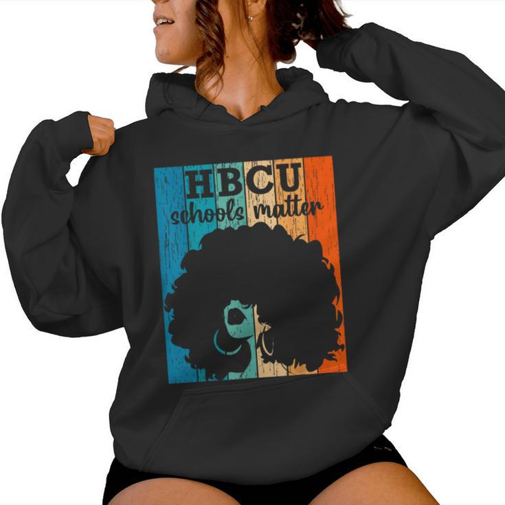Hbcu Schools Matter Afro Girl Historical Black College Women Hoodie