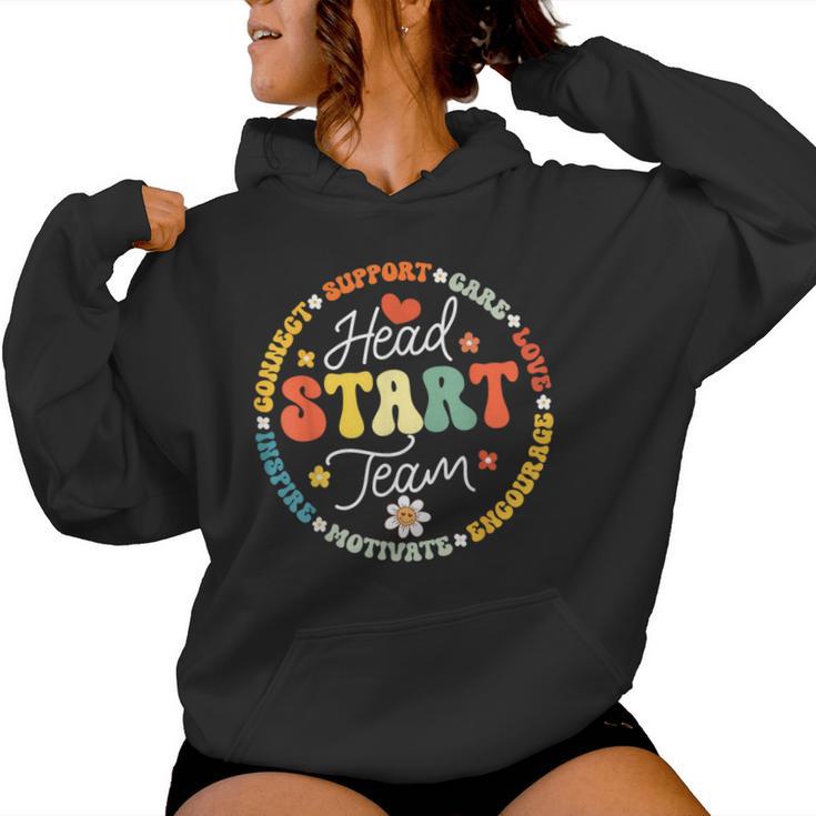 Head Start Team Homeschool Teacher Headstart Back To School Women Hoodie