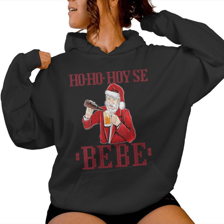 Ho Ho Hoy Se Bebe Ugly Christmas Dominican Women Hoodie