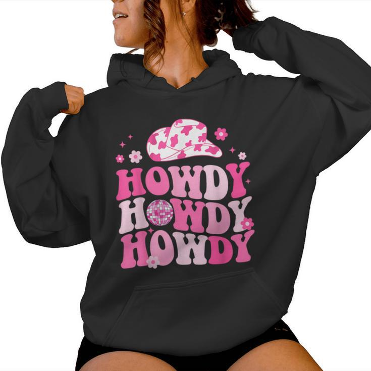 Howdy Southern Western Girl Country Rodeo Cowgirl Disco Women Hoodie