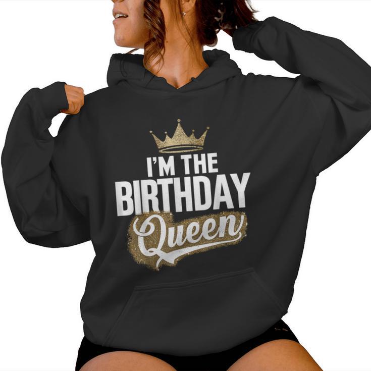 I'm The Birthday Queen Couples Matching Birthday Party Women Hoodie