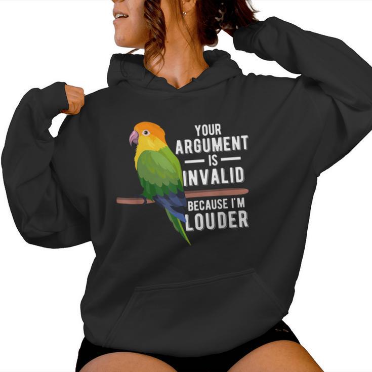 I'm Louder Caique Owner Caique Parrot Mom Women Hoodie