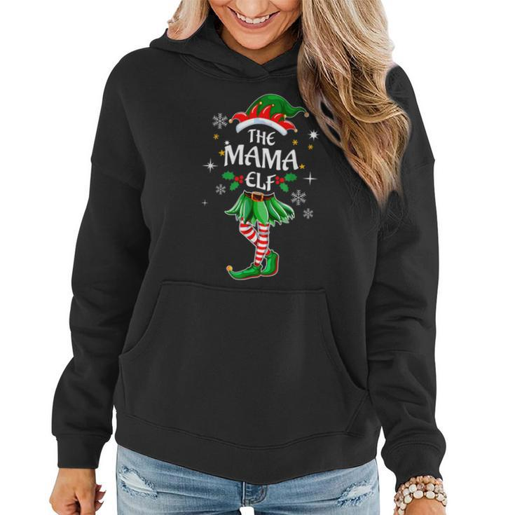 I'm The Mama Elf Cute Family Christmas Matching Women Hoodie