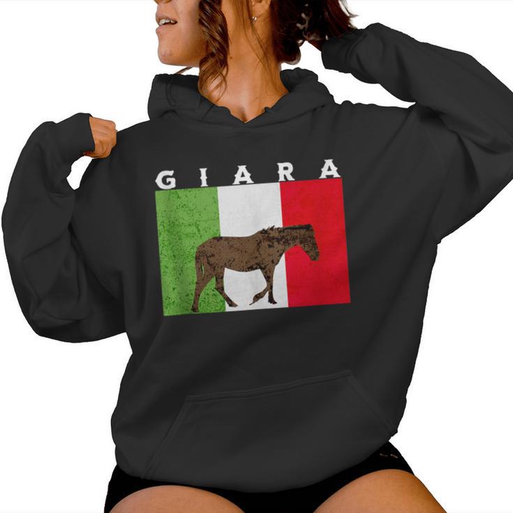 Italian Sardinian Giara Horse Women Hoodie