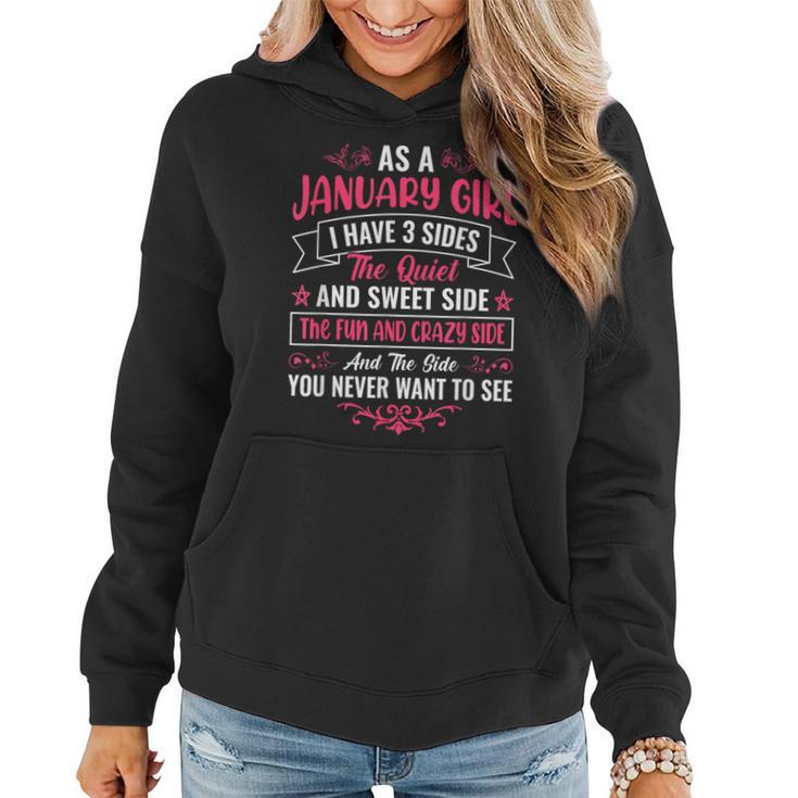 As An January Girl Girl Women Hoodie