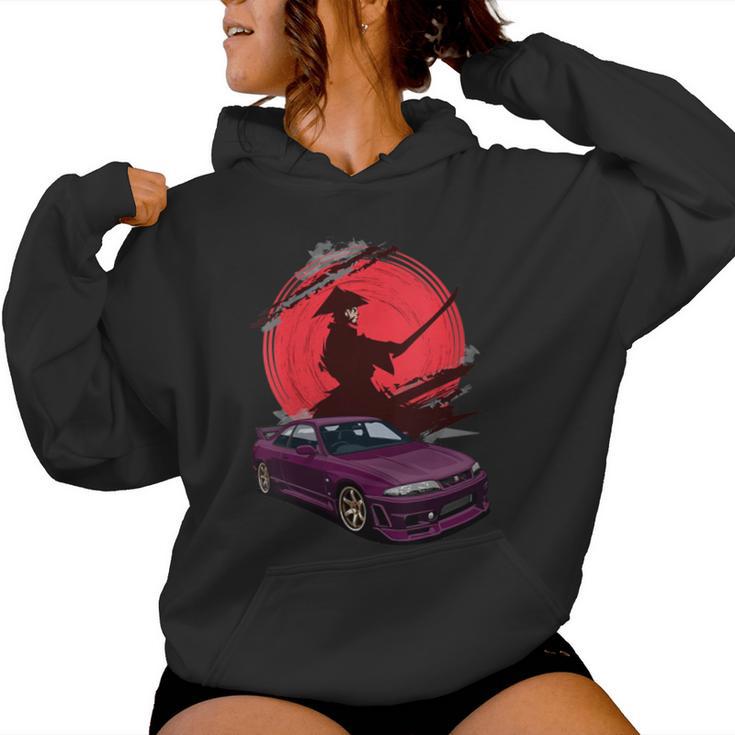 Jdm Skyline R33 Car Tuning Japan Samurai Drift Women Hoodie