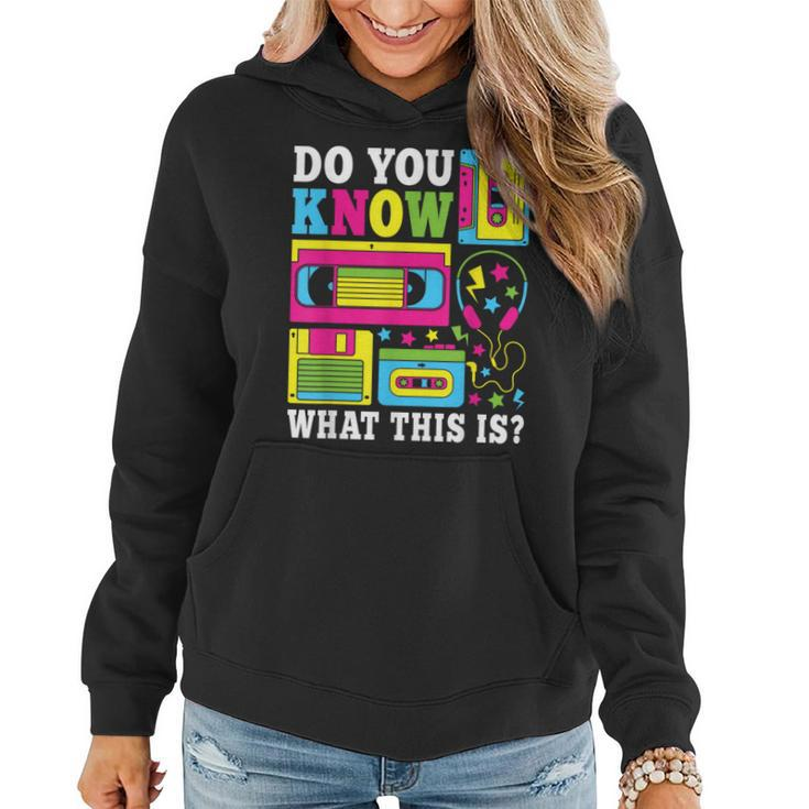 Do You Know What This Is 80S 90S Outfit Boys Girls Women Hoodie