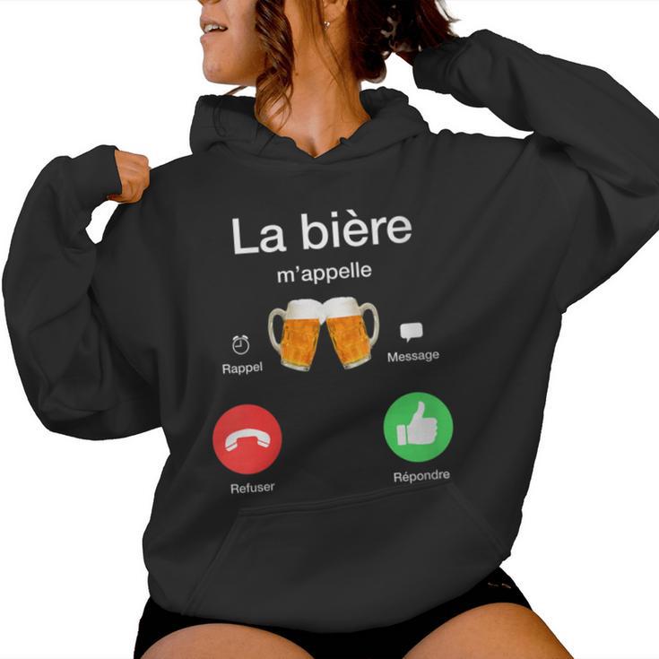 T-shirt à Capuche Drôle Fille « Aime La Bière » - Humour Alcool, Neuf Avec étiquettes, Coupe Regular