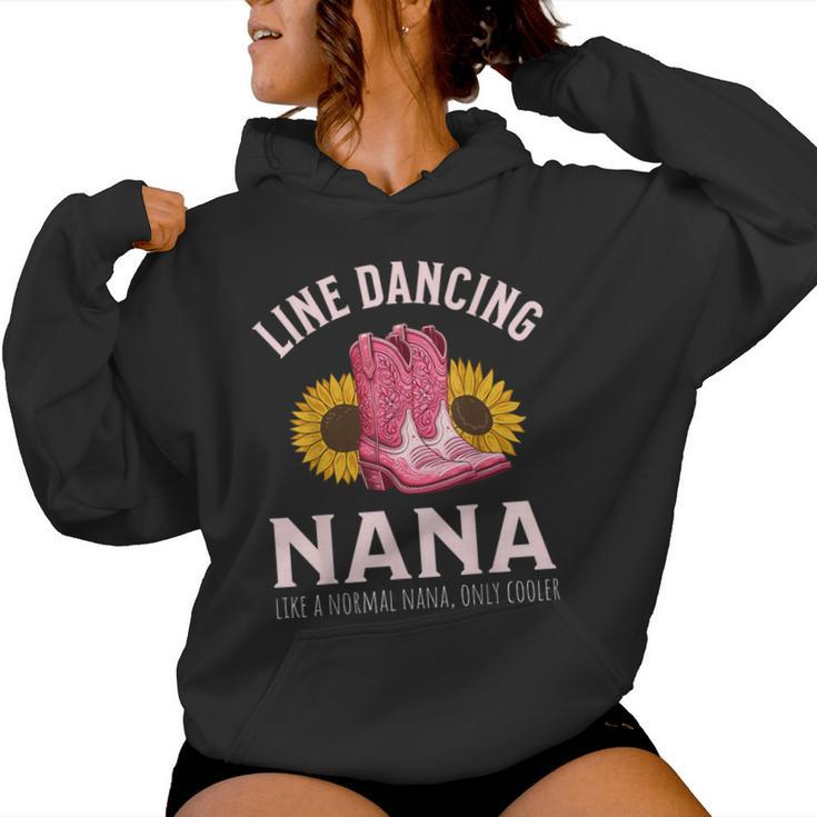 Line Dancing Grandma Nana Country Women Hoodie
