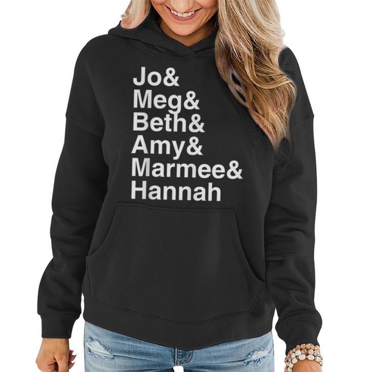 Little Character List Women Hoodie