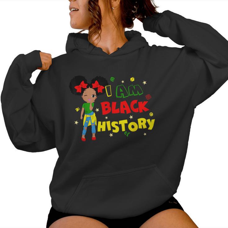 Little Girl I Am Black History Month African Kid Toddler Women Hoodie