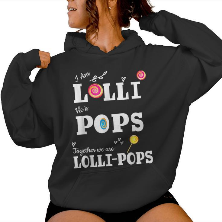 Lolli Pops Lollipops Grandmother Grandfather Couples Women Hoodie