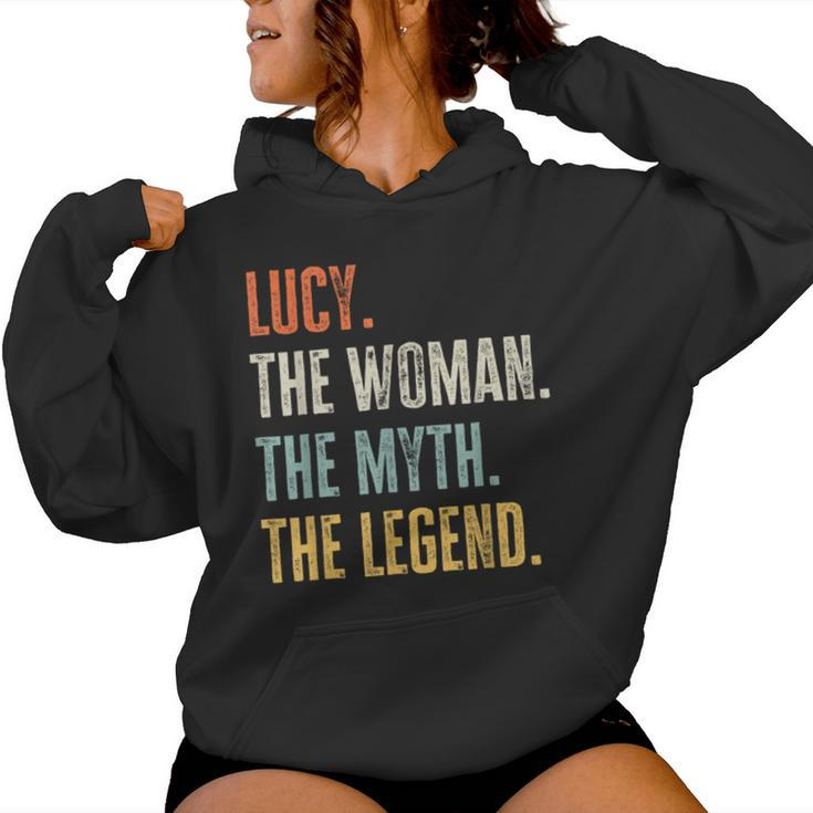 Lucy Woman Myth Legend Best Name Lucy Women Hoodie