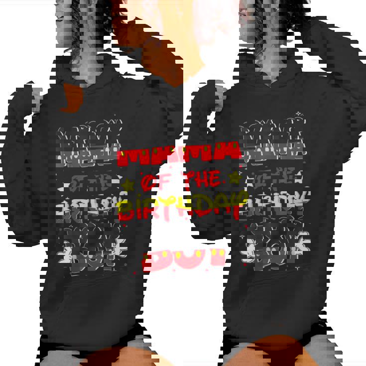 Mom And Dad Mama Birthday Boy Mouse Family Matching Women Hoodie