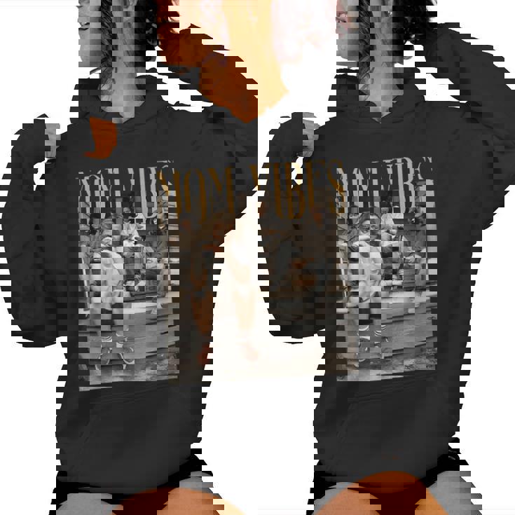 Mom Vibes 70S 80S 90S Mama Mom Show Women Hoodie