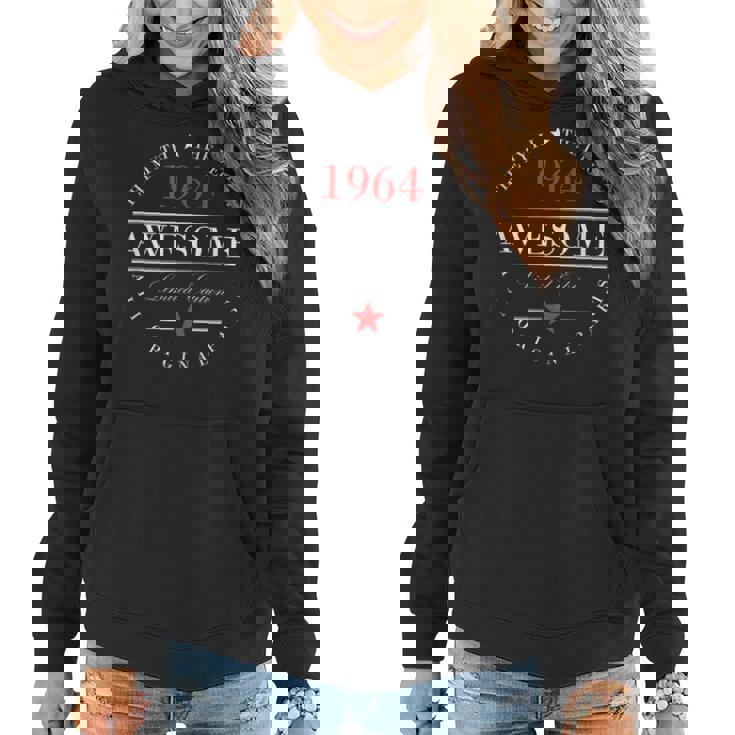 Myth Legend 1964 60 Year Old Bday 60Th Birthday Women Hoodie