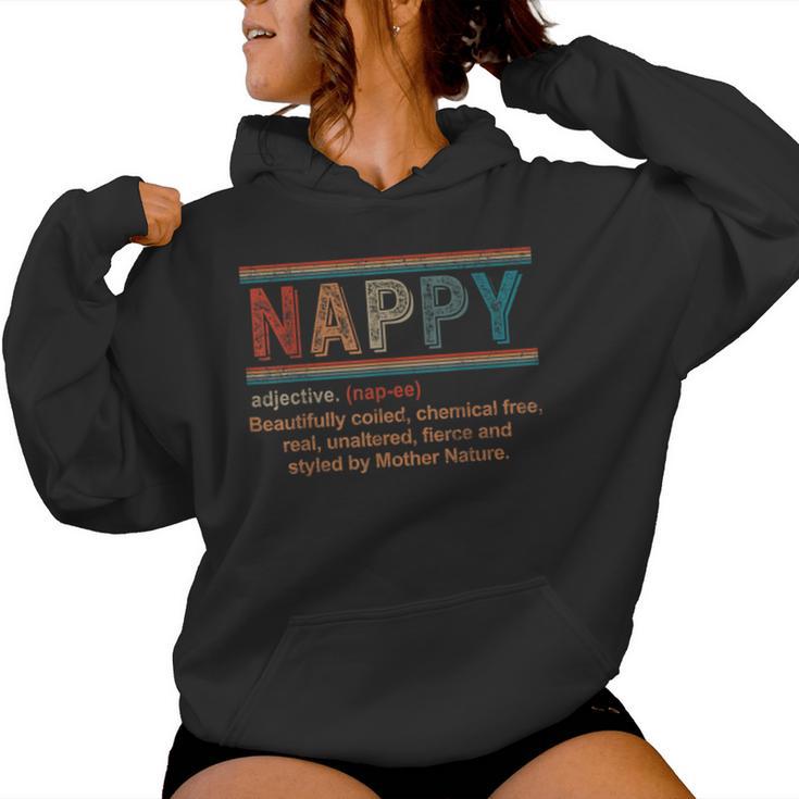 Nappy Definition Pro Black Girl Magic Natural Curly Hair Women Hoodie