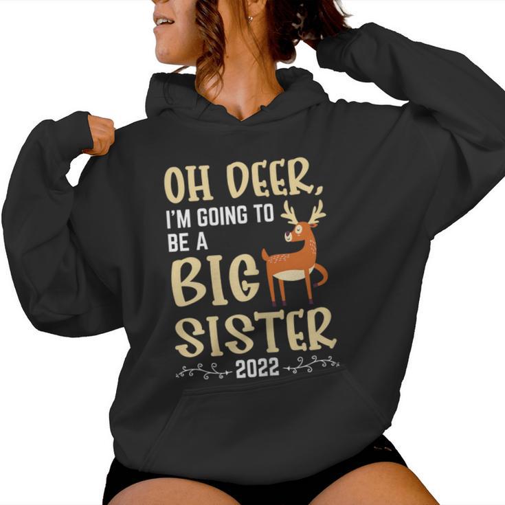 Oh Deer Become Big Sister 2022 Women Hoodie