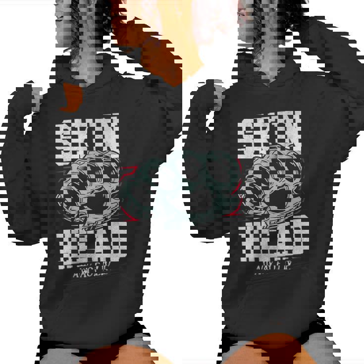 Oi Skinhead Girl Punk Sudadera con capucha para mujer