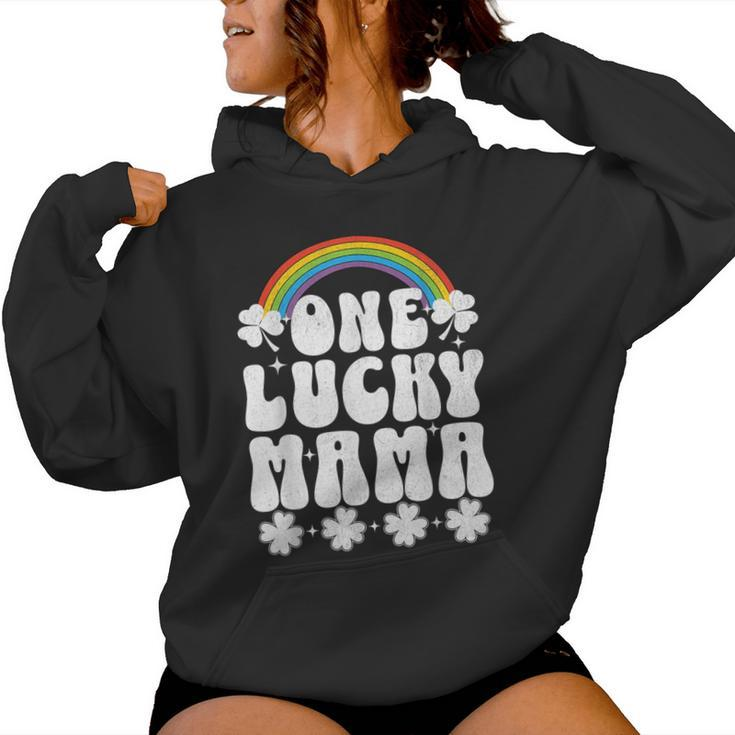 One Lucky Mama St Patrick's Day Lucky Mom Mother Women Hoodie