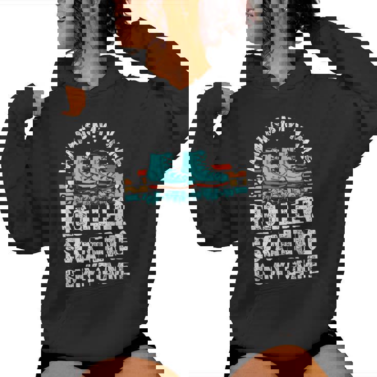 Patines Patines Patinador Mama Patinaje Mama Sudadera con capucha para mujer