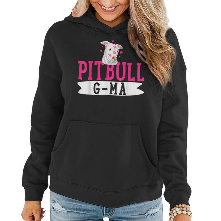 Pitbull G-Ma Pit Bull Terrier Dog Pibble Owner Mother's Day Women Hoodie