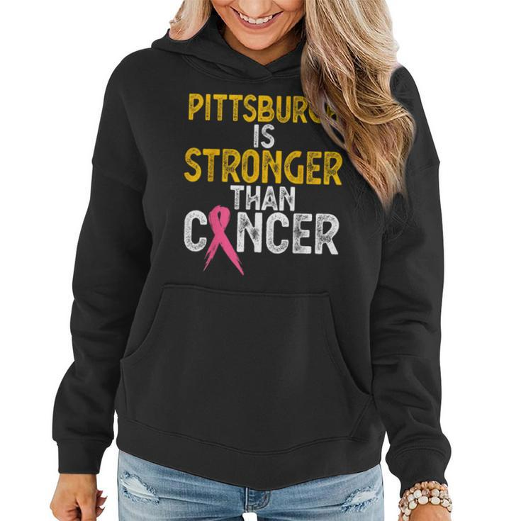 Pittsburgh Is Stronger Than Cancer Women Women Hoodie