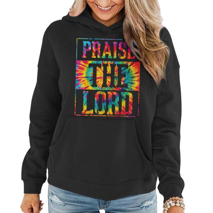 Praise The Lord Christian Faith Tie Dye Cute Christianity Women Hoodie