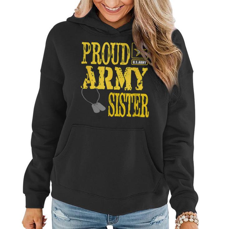 Proud Army Sister Military Pride Women Hoodie