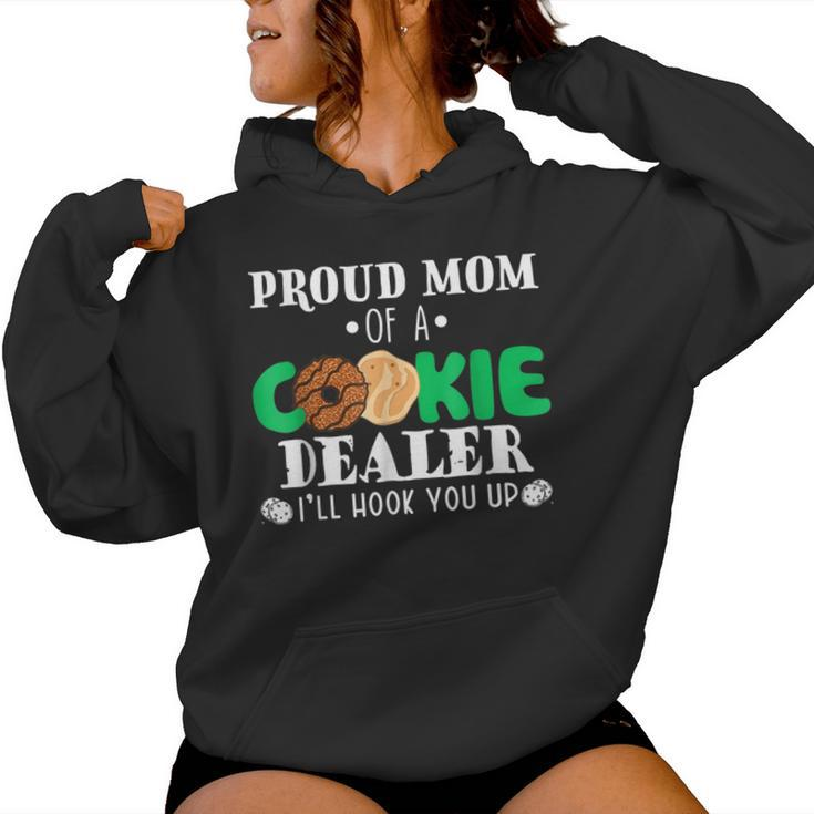 Proud Mom Of A Cookie Dealer Troop Leader Birthday Party Women Hoodie